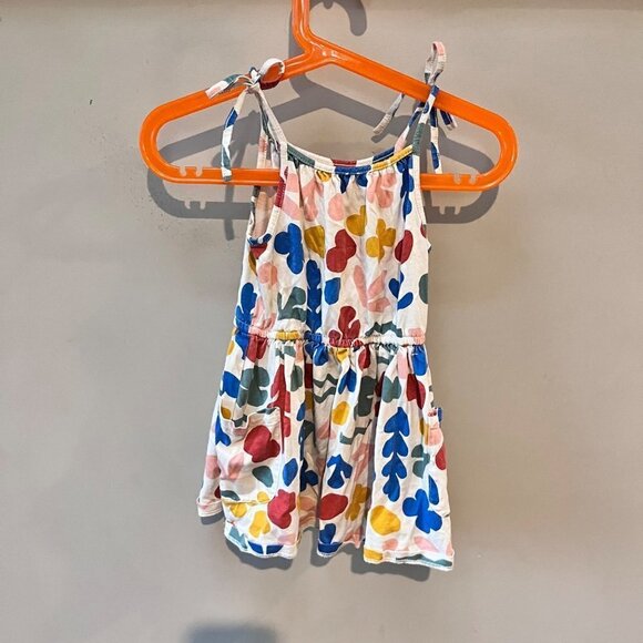 Tea Collection‎ Primary Colored Floral Dress- Size 2 - Picture 1 of 4